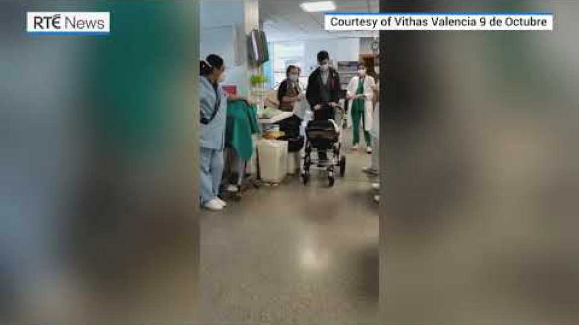 Baby leaves Spanish hospital after ten weeks of Covid treatment