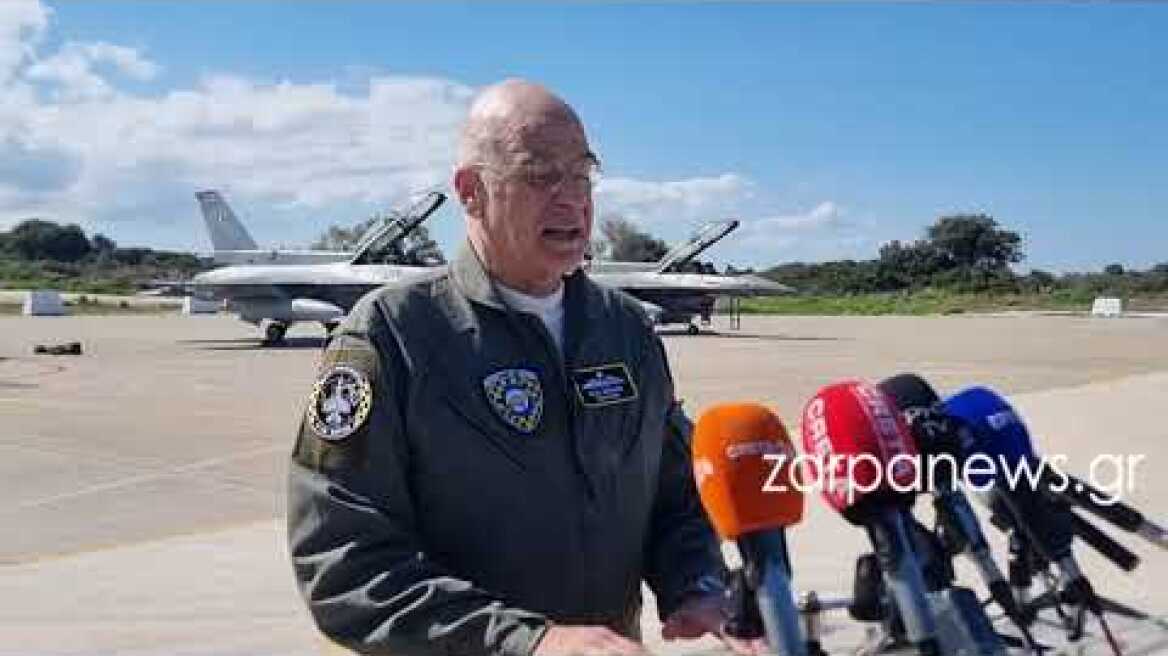 Ο υπουργός εθνικής αμύνης Νίκος Δένδιας για την επίσκεψη του στην 115 ΠΜ