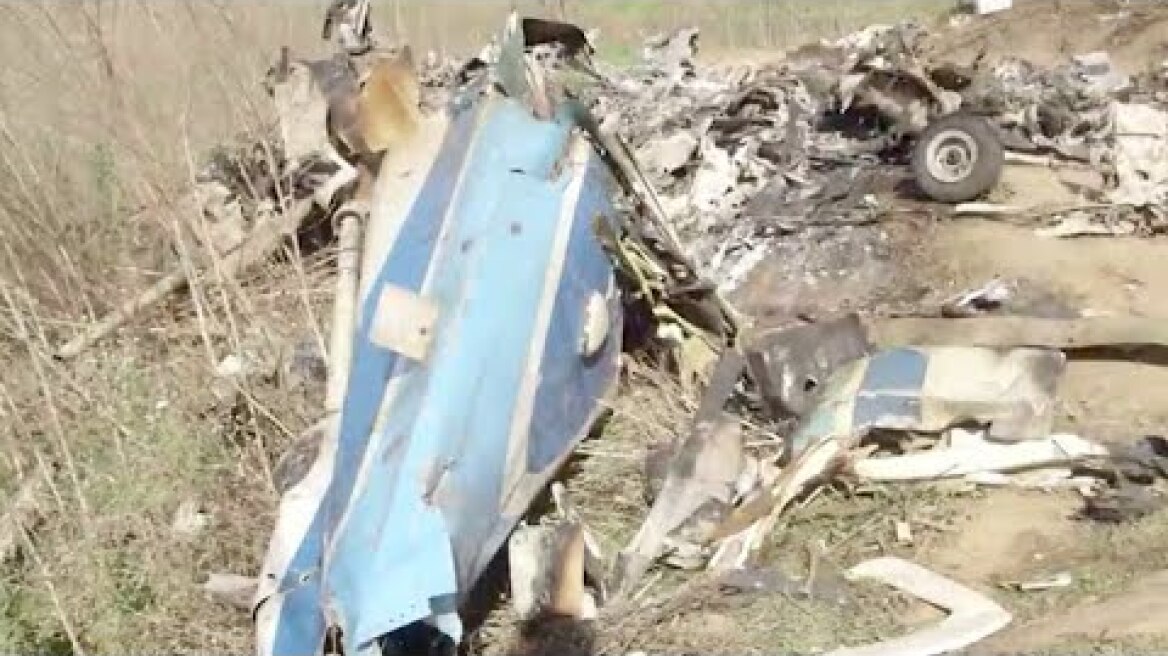 Drone video of Kobe Bryant helicopter crash site
