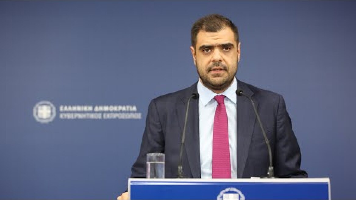 Eνημέρωση πολιτικών συντακτών από τον Κυβερνητικό Εκπρόσωπο Παύλο Μαρινάκη