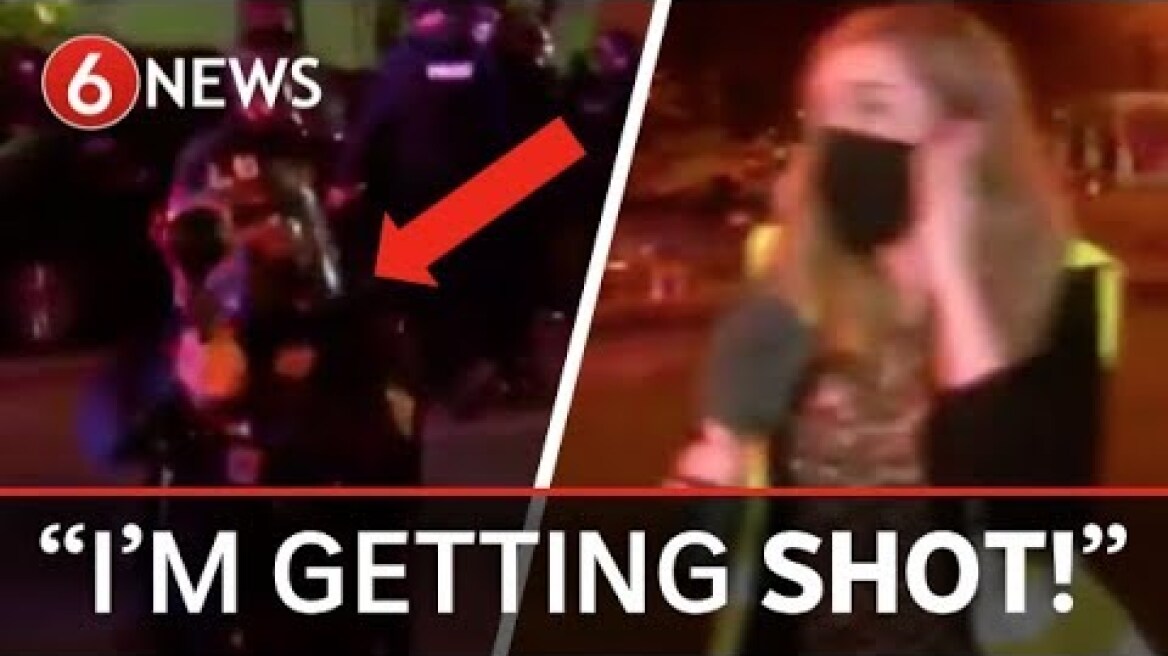 Reporter "deliberately SHOT by Police" during Louisville protests