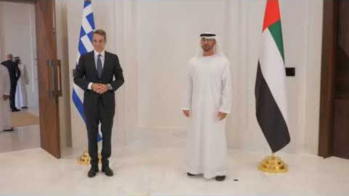 Ο Κυριάκος Μητσοτάκης στο Άμπου Ντάμπι