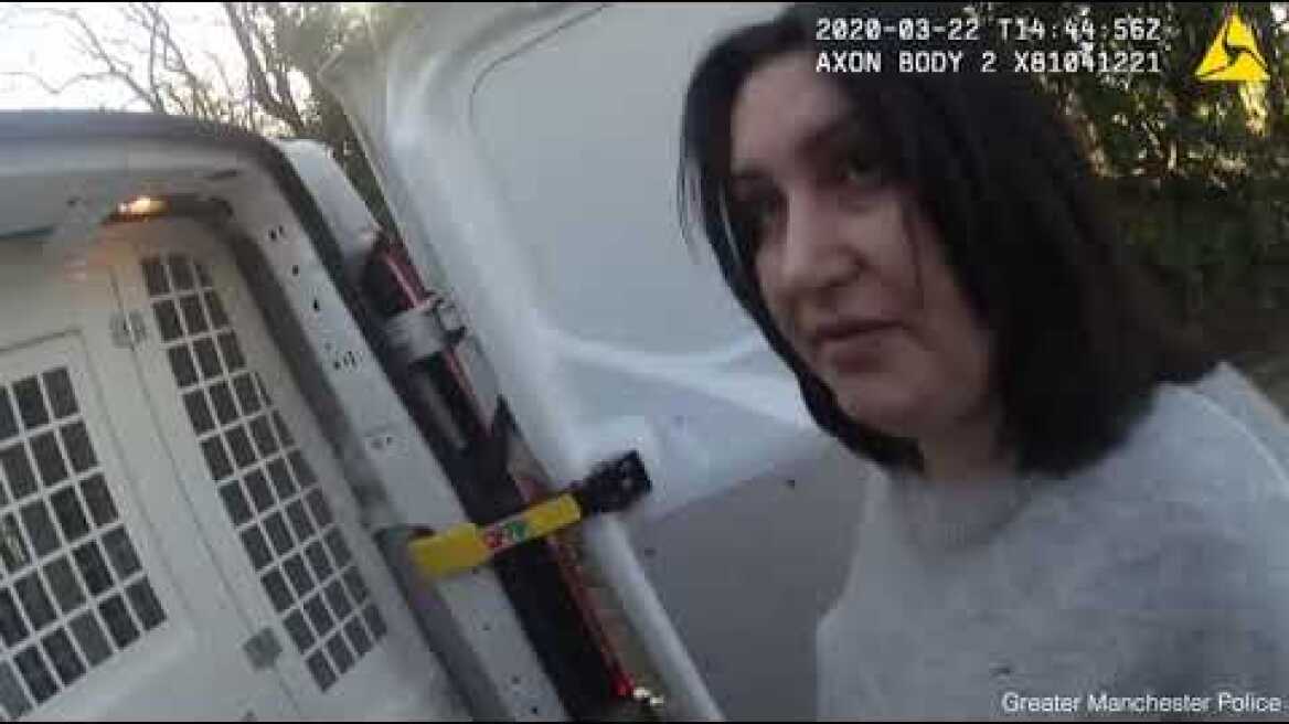 Video: Body cam shows arrest of schizophrenic Albanian who killed young girl