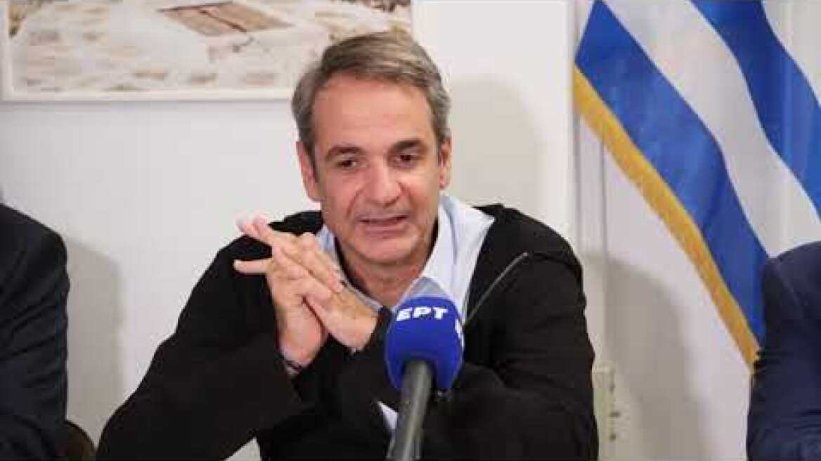 Ο Κυριάκος Μητσοτάκης από Αμοργό