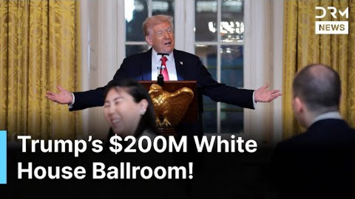 WATCH: Donald Trump Unveils Plan for New $200 Million White House Ballroom | DRM News | AC1Z