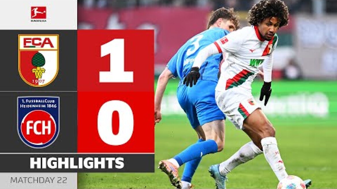 FC AUGSBURG - HEIDENHEIM | Highlights | Matchday 22 – Bundesliga 2025/26