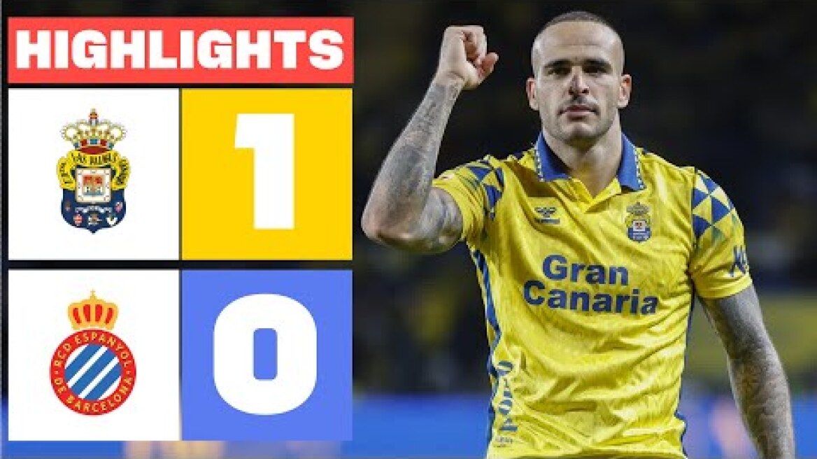 UD LAS PALMAS 1 - 0 RCD ESPANYOL I RESUMEN LALIGA EA SPORTS