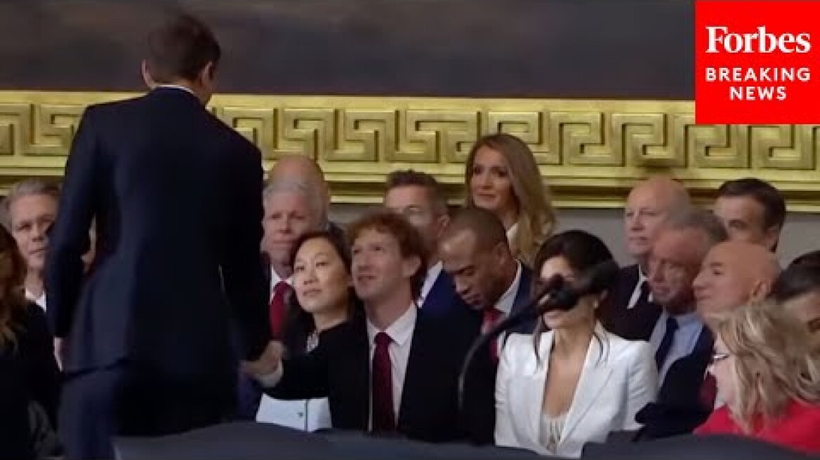 SPOTTED: Jared Kushner Greets Mark Zuckerberg, Jeff Bezos At Trump's Second Inauguration