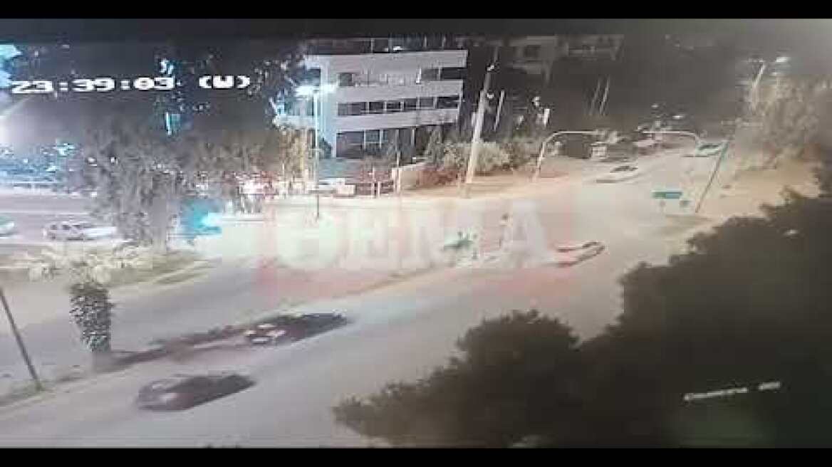 Βίντεο από το τροχαίο με την οδηγό ταξί