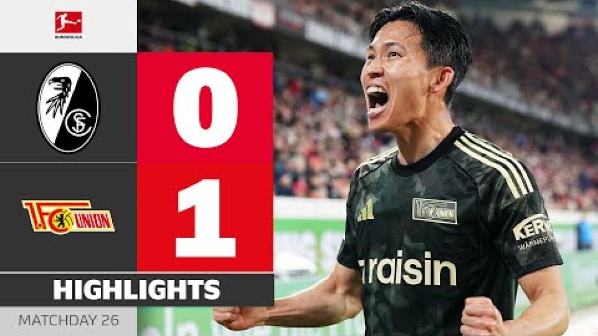 Jeong Boosts Survival Hopes!  | SC FREIBURG - UNION BERLIN | Highlights | Matchday 26 – Bundesliga