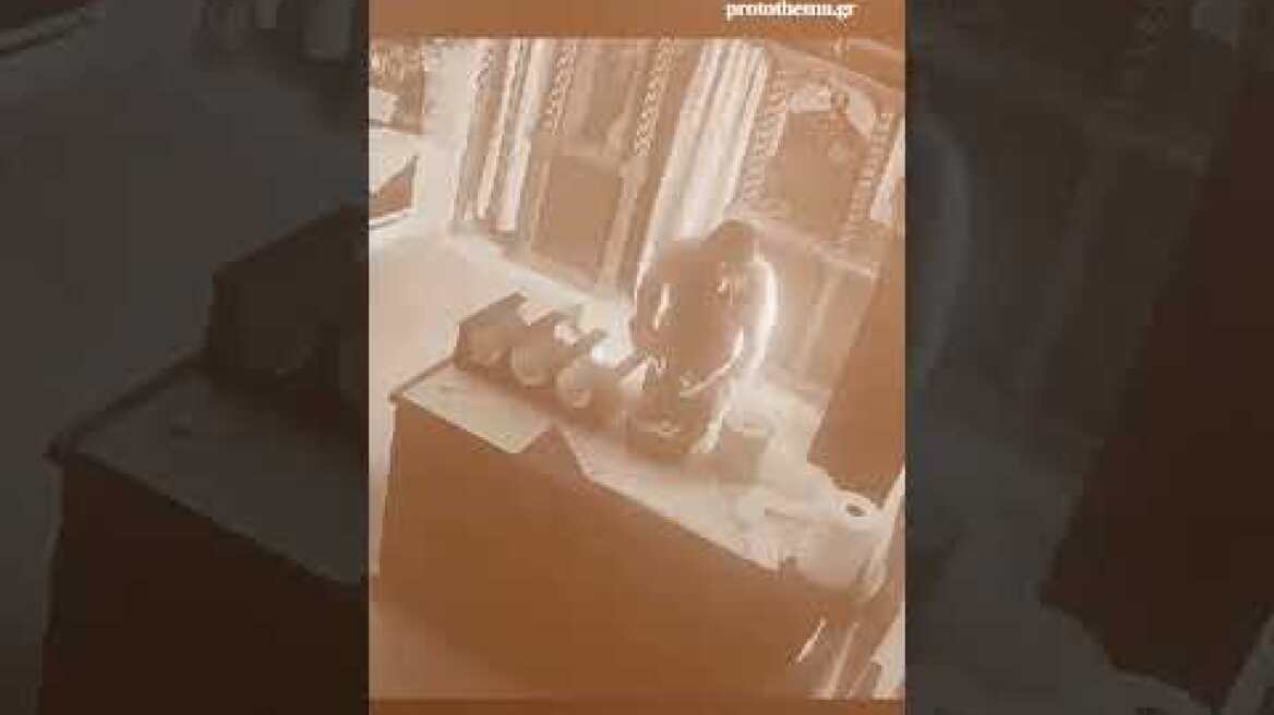 Ημίγυμνος άνδρας εισβάλει σε εκκλησία της Κρήτης και προσπαθεί να κλέψει το παγκάρι...