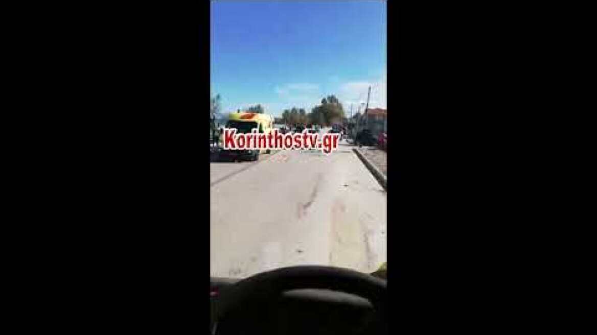 Σοβαρό τροχαίο ατύχημα στο Καμάρι Ξυλοκάστρου