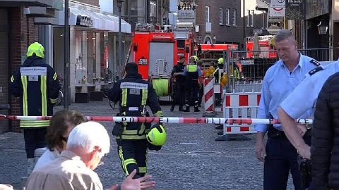 Several killed and injured as van driven into crowd in Muenster, Germany