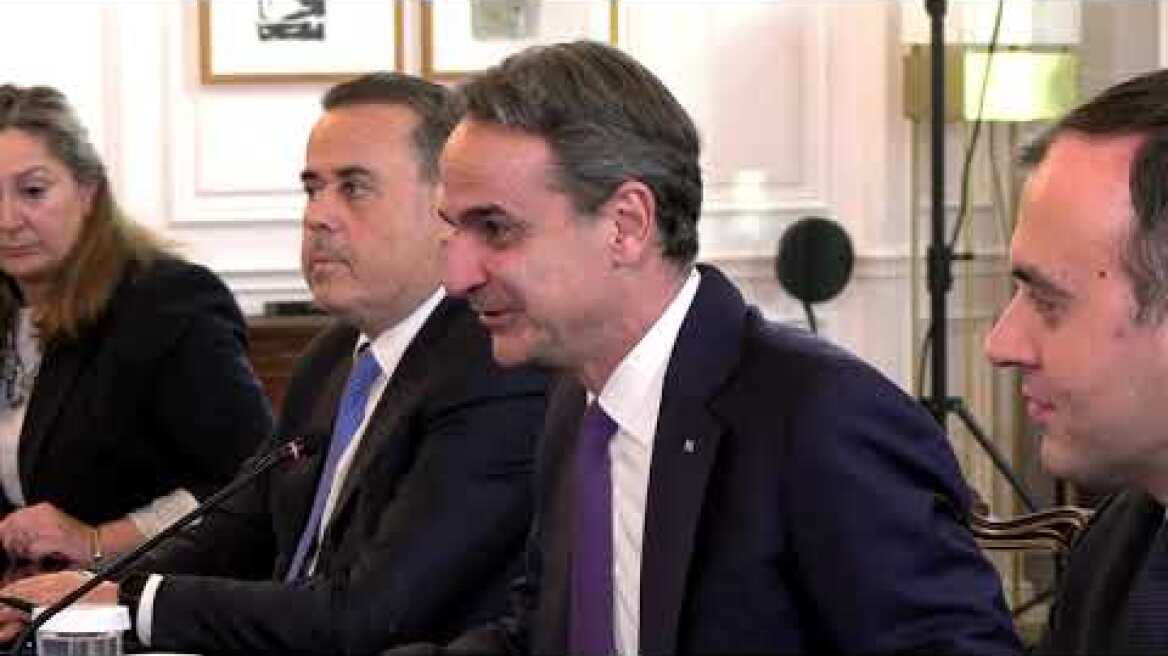 Η συνάντηση του Πρωθυπουργού Κυριάκου Μητσοτάκη με τον Πρωθυπουργό της Κροατίας Andrej Plenković