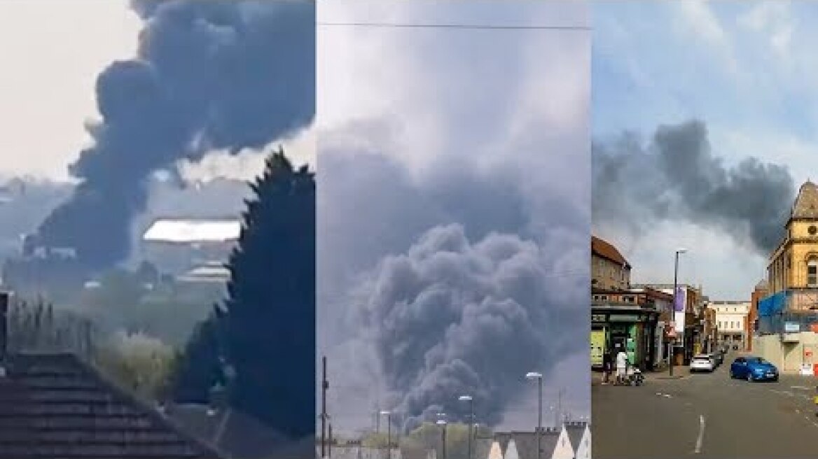 Huge explosion in Derby