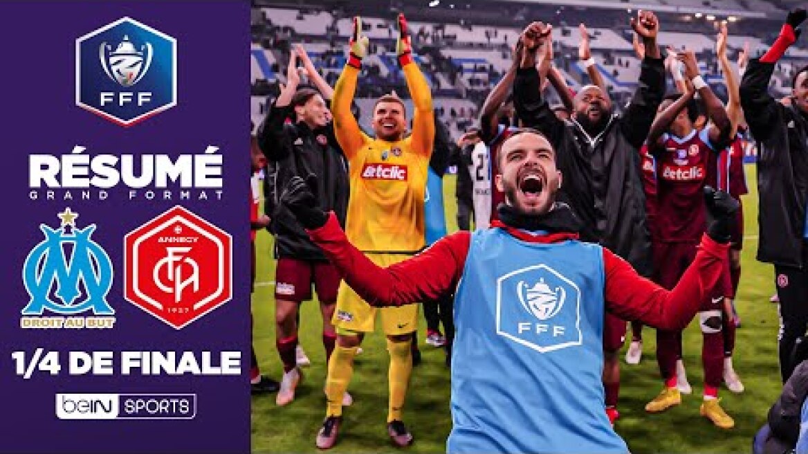 Résumé : Annecy climatise le Vélodrome et élimine l'OM aux tirs au but