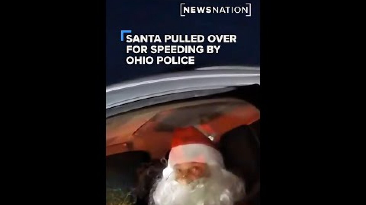 Santa, Mrs. Claus pulled over for speeding by Ohio police