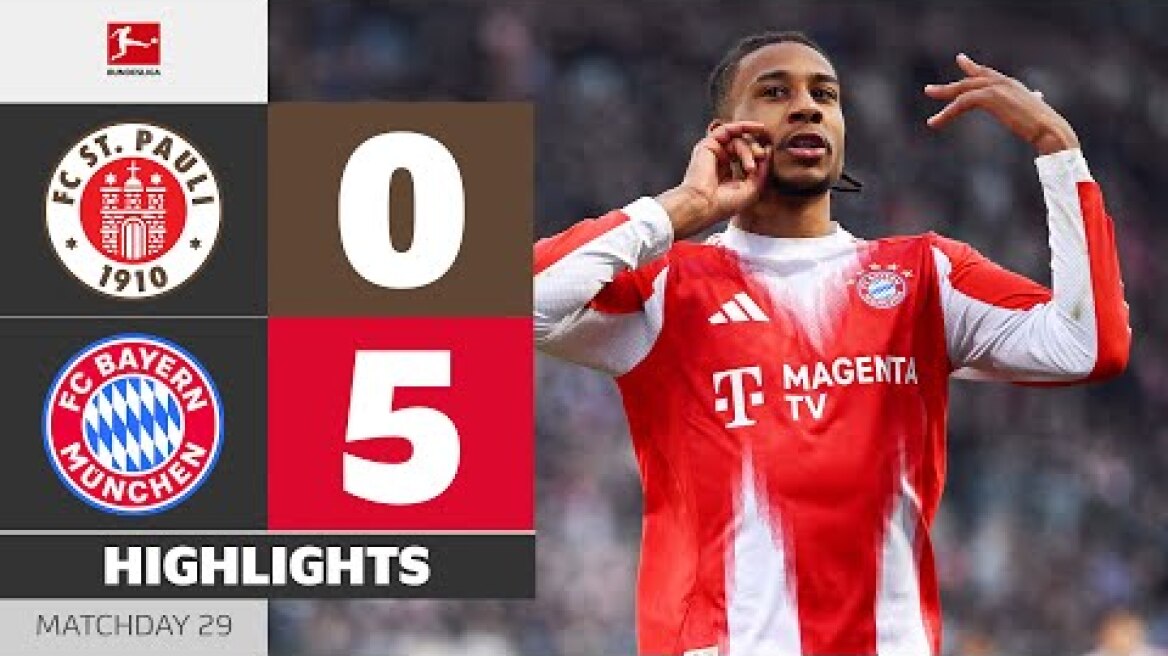 Massive Victory And A New Goal Record! | ST. PAULI - FC BAYERN | Highlights | MD 29 – Bundesliga