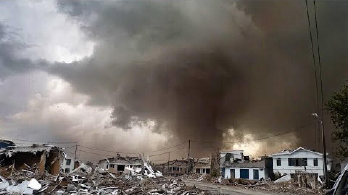 Huge Tornado Tears Missouri Apart! Destruction in South, MO, USA
