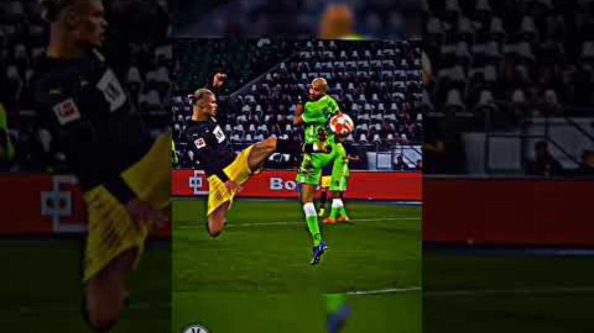 haaland acrobatics goal #haaland #borussiadortmund