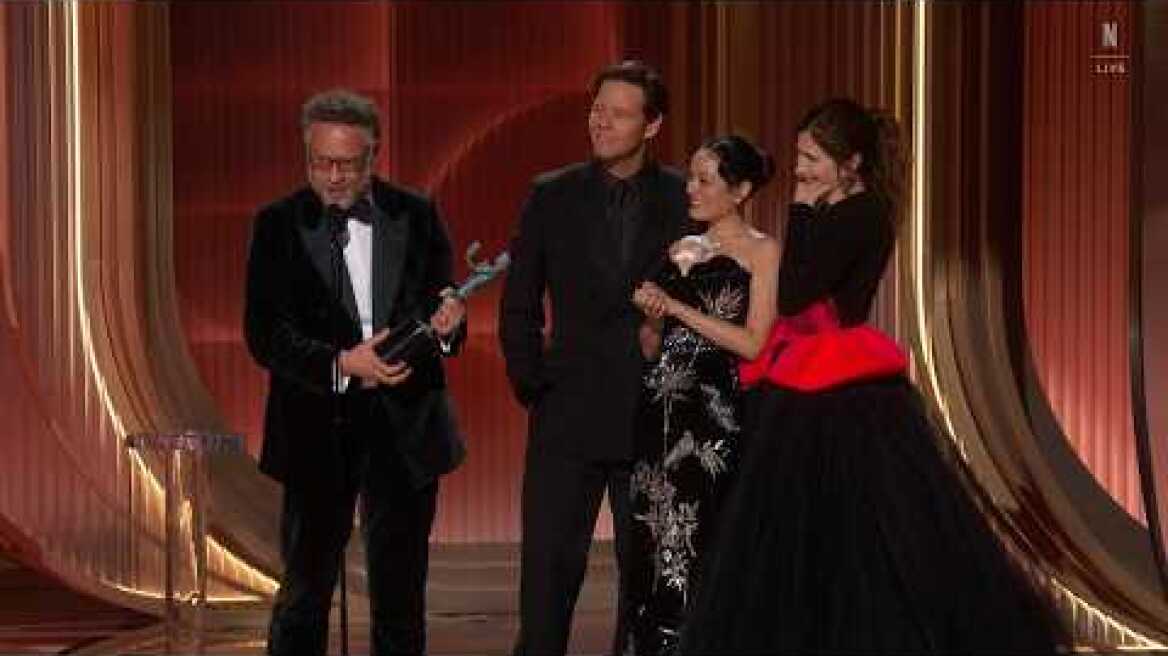 The Cast of The Studio: Award Acceptance Speech | 32nd Annual Actor Awards