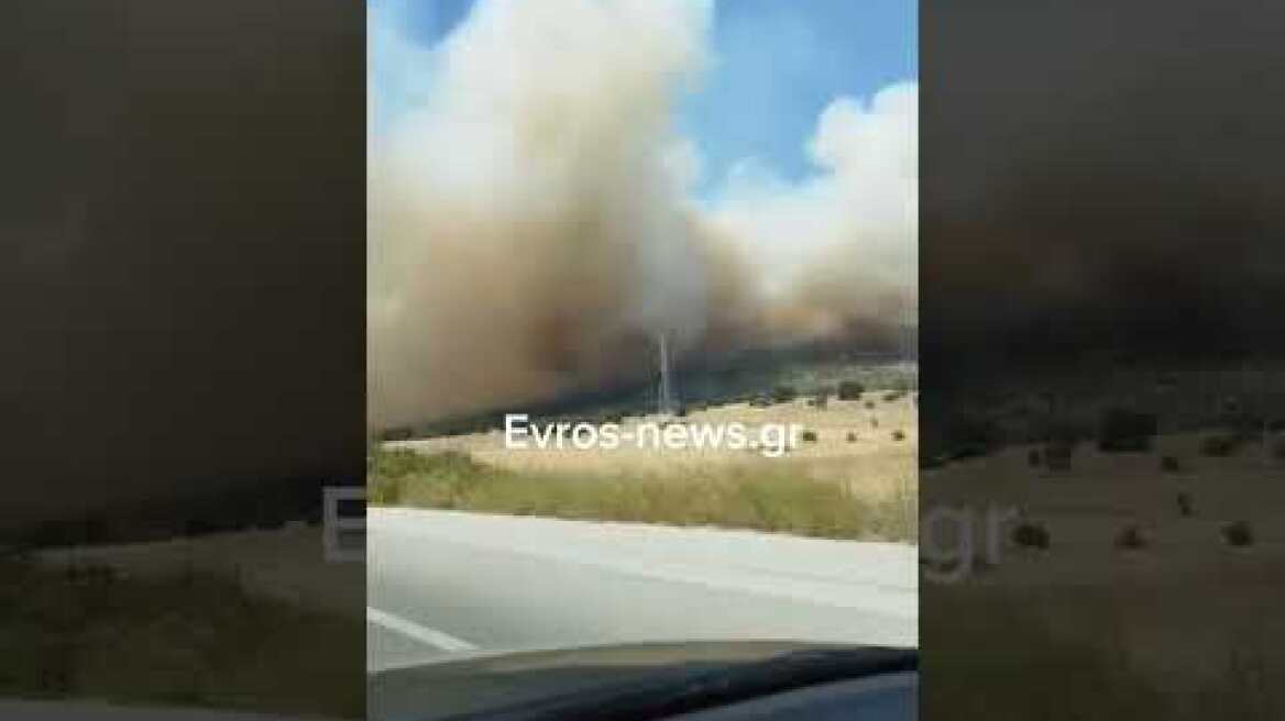 Τεράστιο το μέτωπο στην περιοχή των Λουτρών