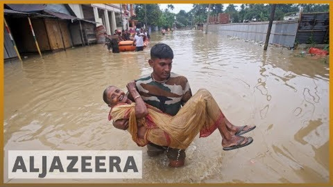 Deaths, displacement as heavy rain and floods hit northeast India