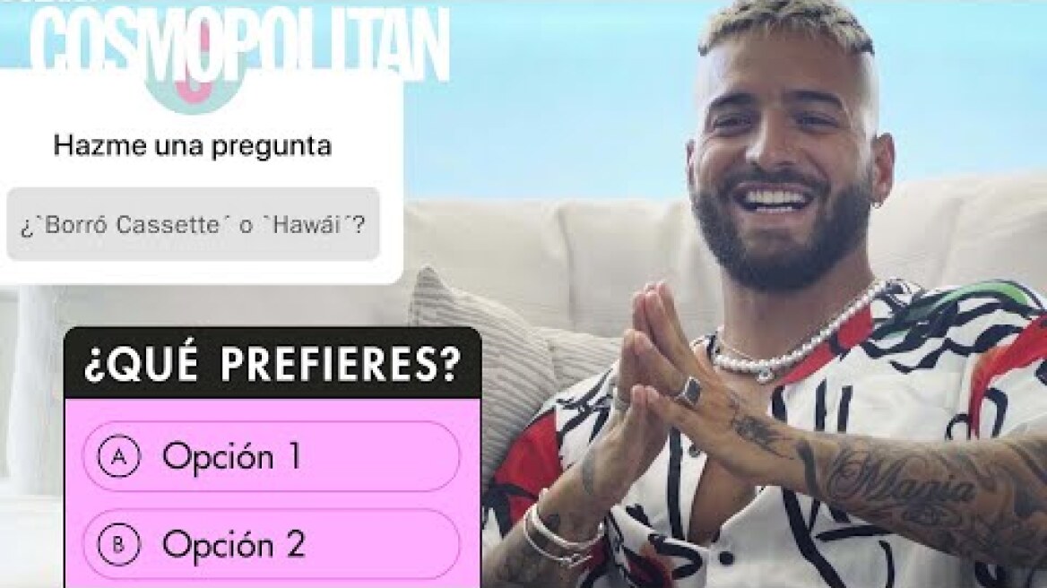 ‘¿Qué prefieres?’ con Maluma | Cosmopolitan España