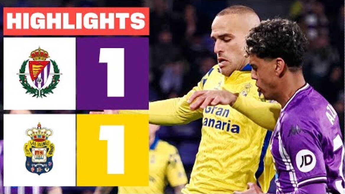REAL VALLADOLID CF 1 - 1 UD LAS PALMAS I RESUMEN LALIGA EA SPORTS