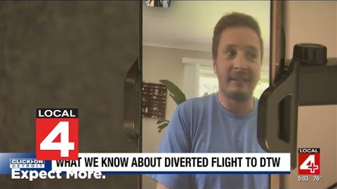 Detroit flight diverted when passenger attempts to open door mid-flight: What we know