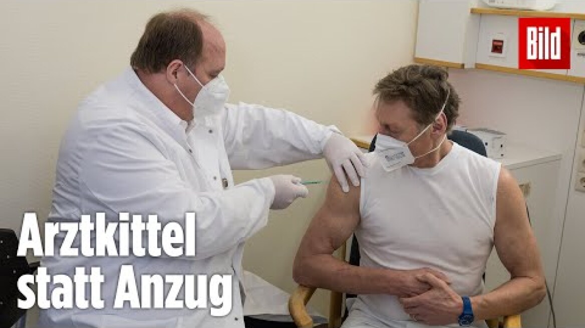 Corona: Merkels rechte Hand Helge Braun impft jetzt selber