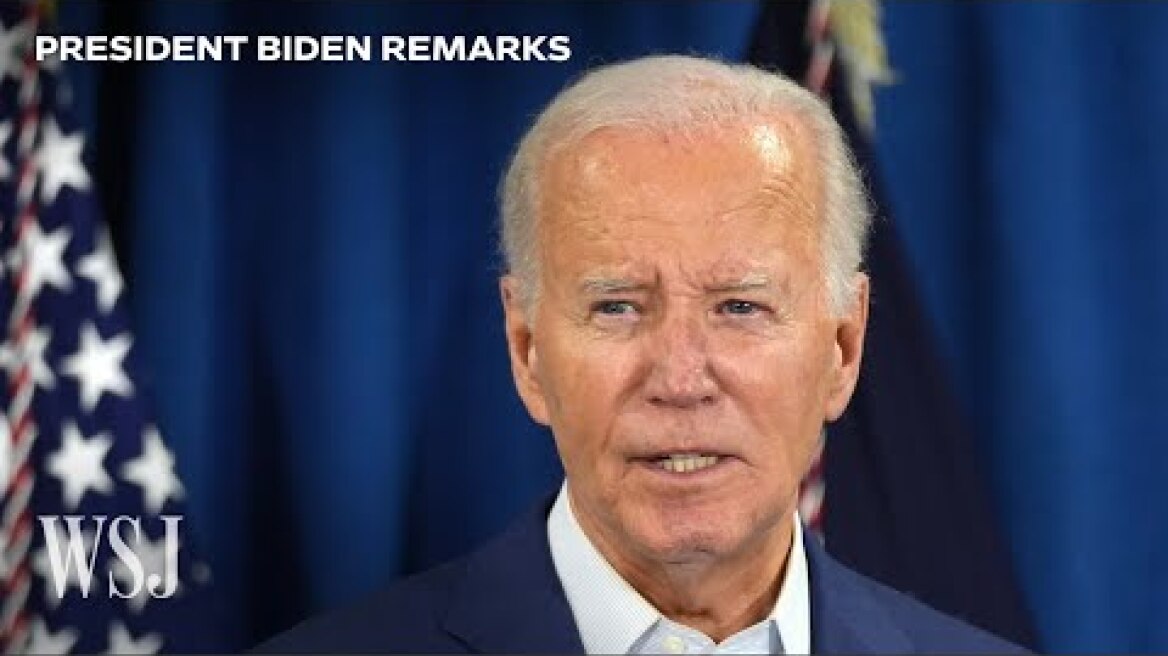 Watch Live: President Biden Remarks | WSJ