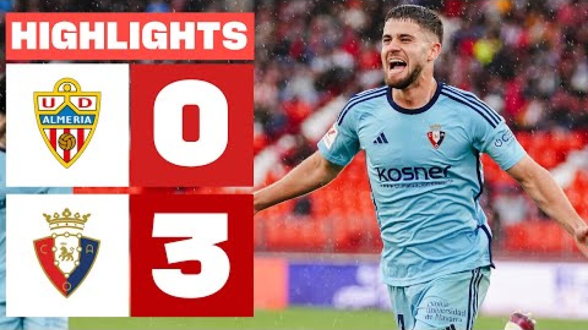 UD ALMERÍA 0 - 3 CA OSASUNA | RESUMEN LALIGA EA SPORTS