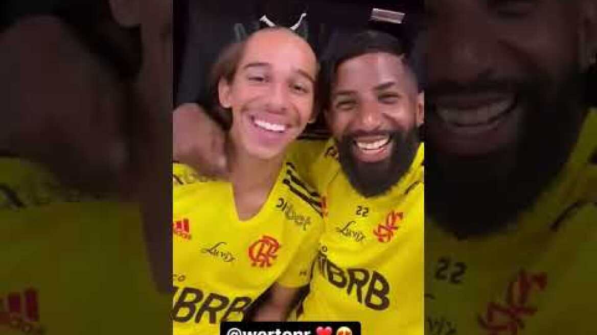 RODINEI E WERTON CALVO!🤣❤️🖤 #shorts #flamengo #futebol