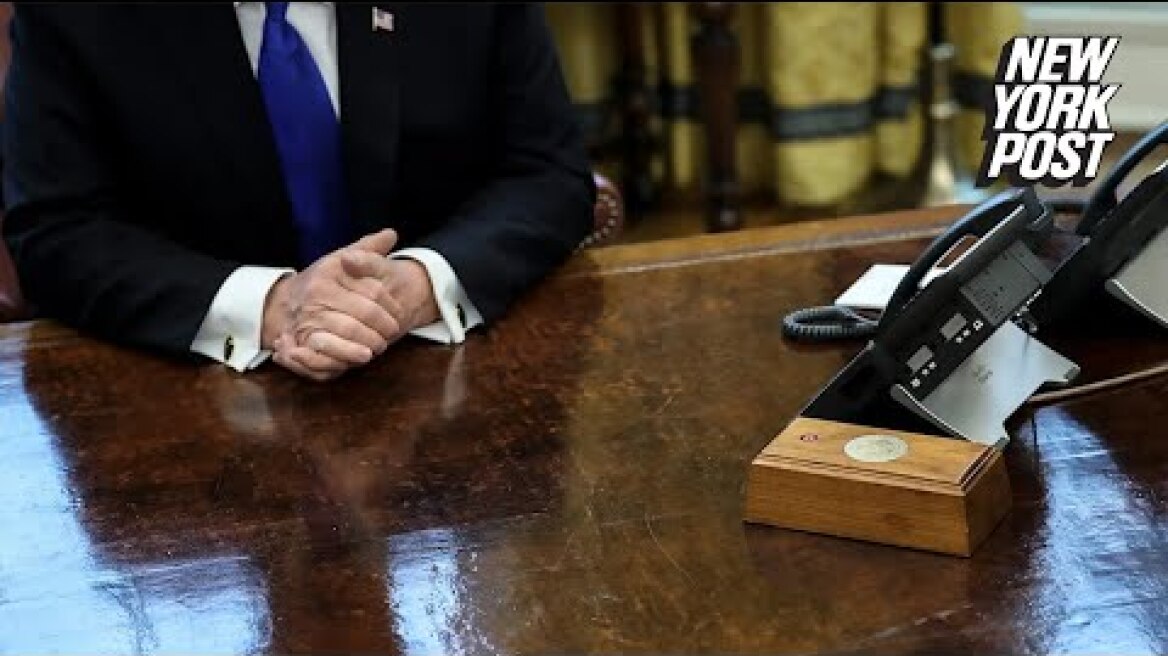 The Diet Coke button returns to the Oval Office after Trump inauguration