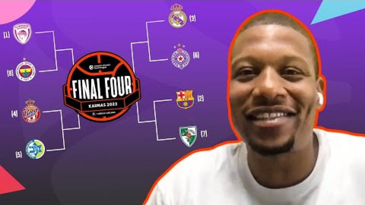 Mike Batiste Sees Olympiacos & Partizan In The Final! | EuroLeague Bracket Challenge