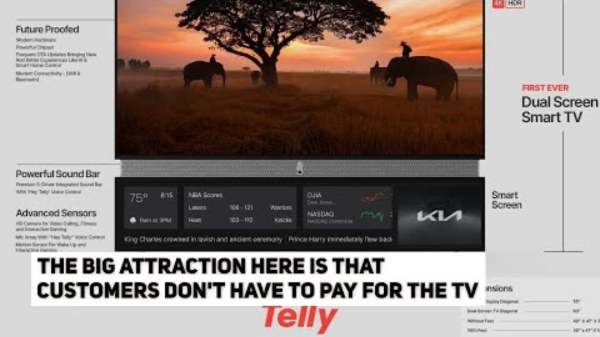 Free TV from Telly: Company offers ad-supported televisions