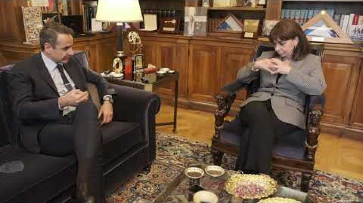 Μητσοτάκης σε Σακελλαροπούλου: Να προετοιμαστούμε για παρατεταμένη αστάθεια