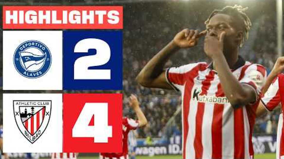 DEPORTIVO ALAVÉS 2 - 4 ATHLETIC CLUB | RESUMEN LALIGA EA SPORTS