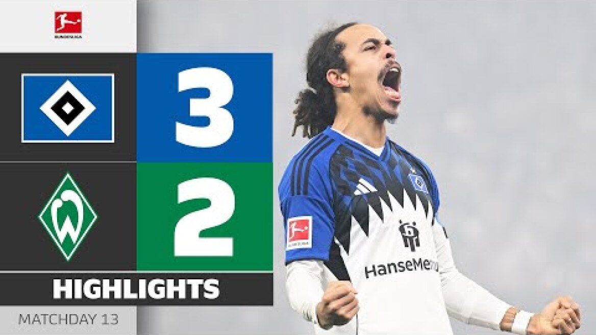 HSV Wins EPIC Northern Derby! | HAMBURGER SV - WERDER BREMEN | Highlights | MD 13 – Bundesliga 2025