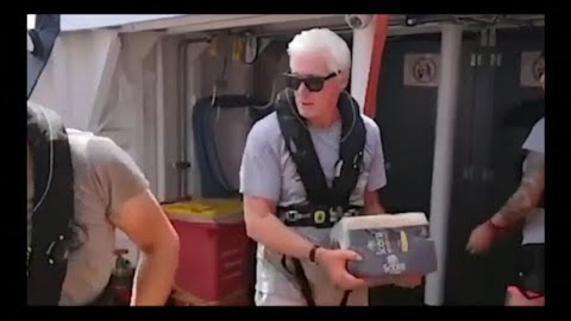 Richard Gere Brings Supplies To Illegal Immigrants