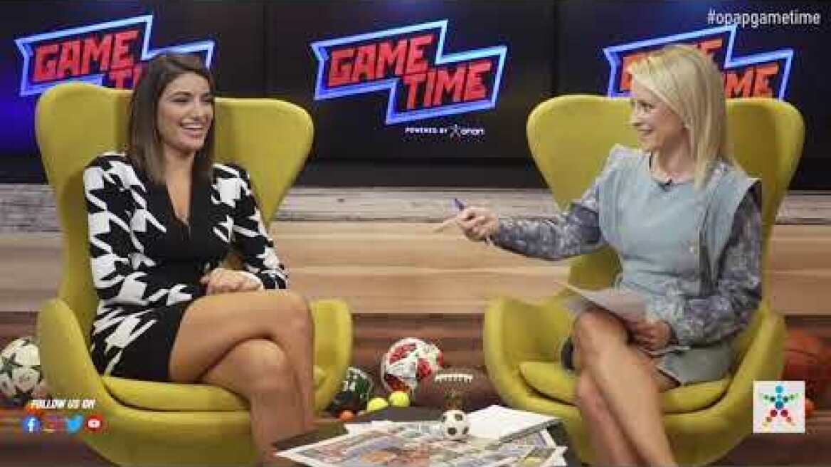 Μαρία Καζαριάν στο ΟΠΑΠ GAME Time: «Ανεβασμένη η Εθνική Ομάδα με τον Φαν’τ Σχιπ»