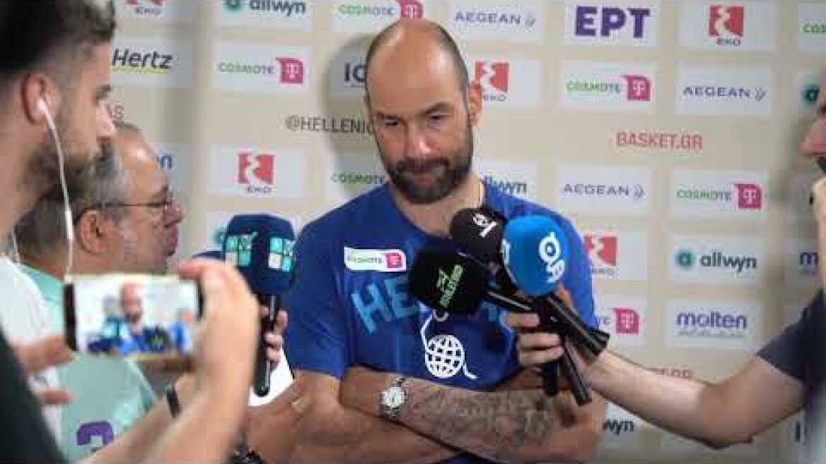 O Βασίλης Σπανούλης  για την προκριματική φάση του Παγκοσμίου Κυπέλλου 2027