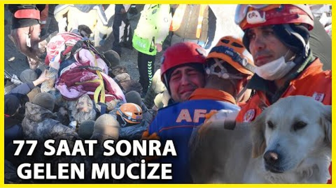 'Köpük' Tepki Verdi; 77 Saat Sonra, 20 Saatlik Çalışmayla Enkazdaki Kadın Kurtarıldı