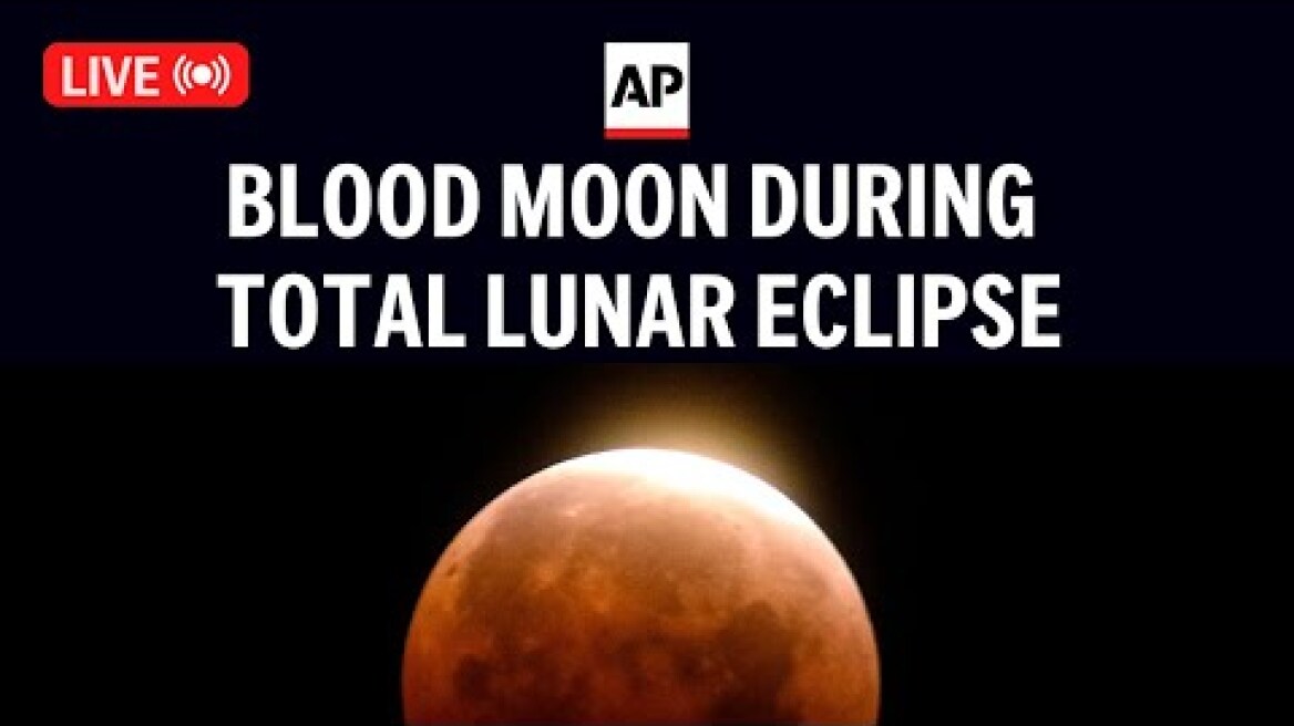 Lunar eclipse 2025: LIVE view of the red ‘blood moon’