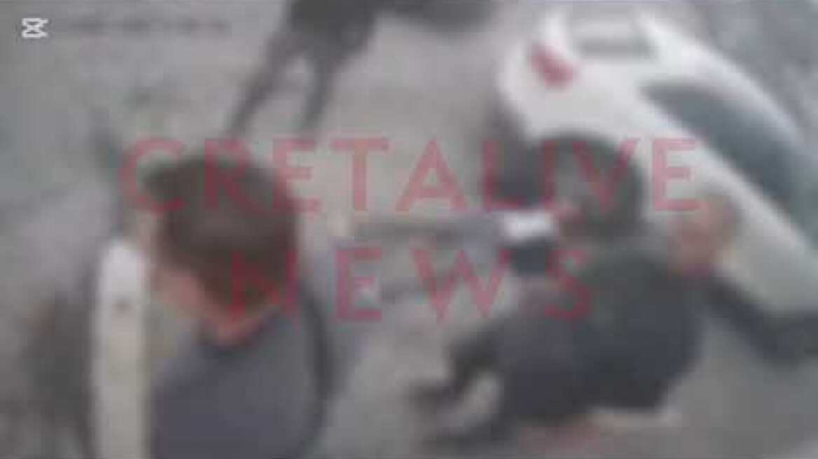 Καρέ - καρέ το επεισόδιο μεταξύ των τριών Παλαιστινίων στο Ηράκλειο