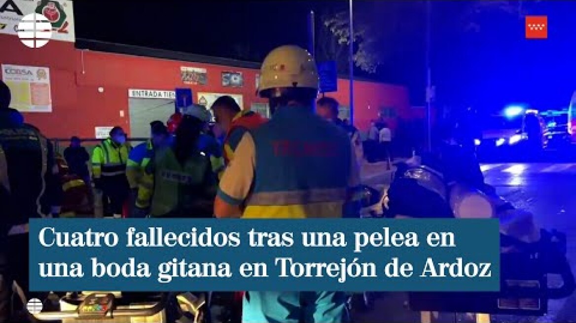 Cuatro fallecidos tras una pelea en una boda gitana en Torrejón de Ardoz
