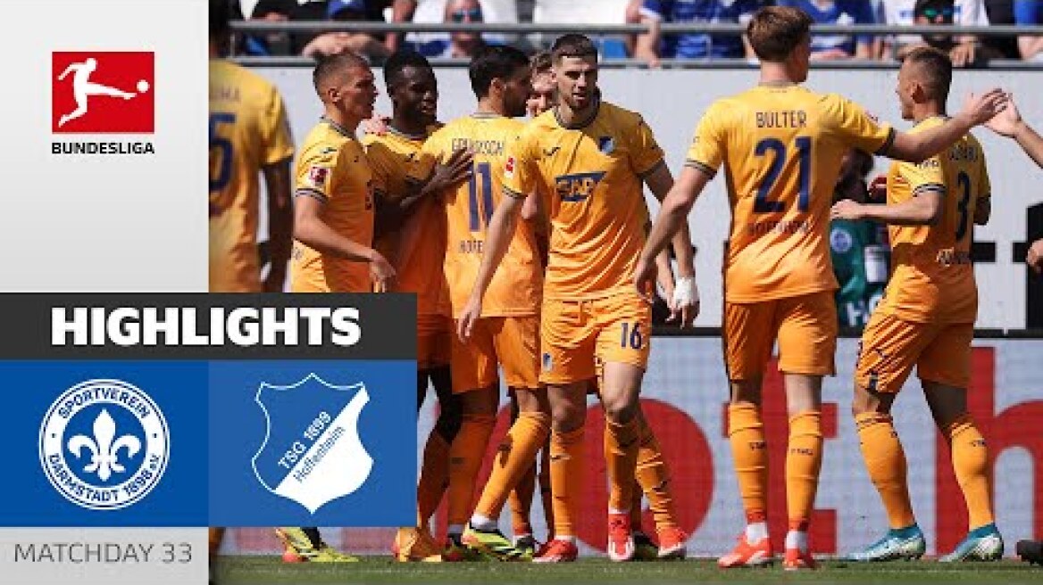 Goal Galore in Darmstadt | Darmstadt 98 - TSG Hoffenheim 0-6 | Highlights | MD 33 – 2023/24