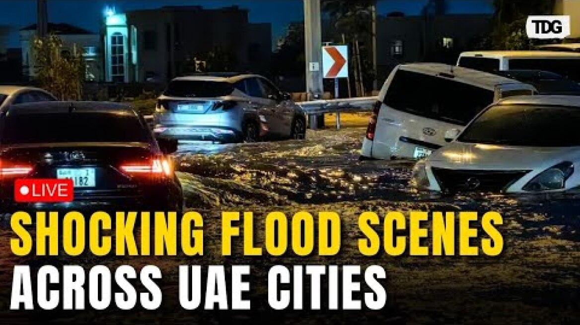 UAE Flood Chaos LIVE: Heavy Rains Sweep UAE, Flooding Streets in Dubai and Sharjah Cities