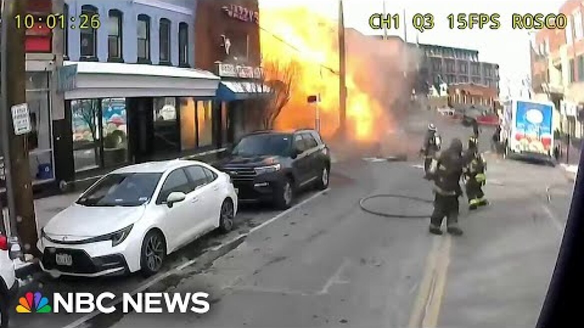 Explosion levels building in Washington, D.C.